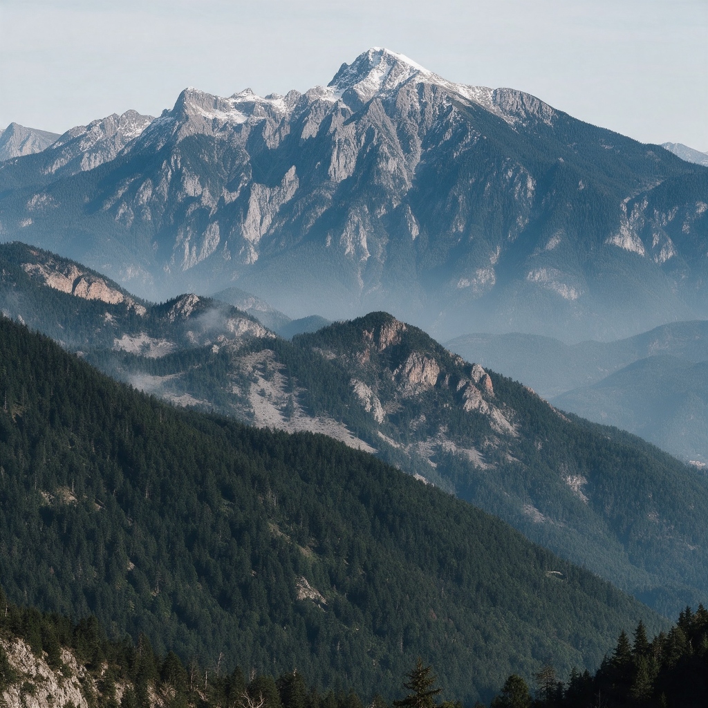 Planinski vrhovi i šumski obronci